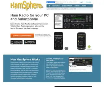 Hamsphere.com(Ham Radio for your PC and Smartphone) Screenshot
