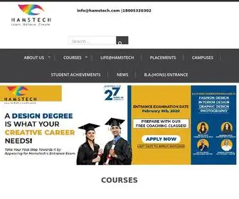 Hamstech.com(Hamstech College in Hyderabad) Screenshot