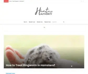 Hamstersauthority.com(Hamsters Authority) Screenshot