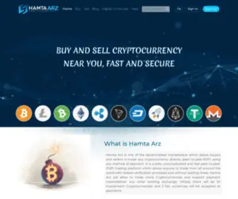 Hamtaarz.com(Global Cryptocurrency Exchange) Screenshot