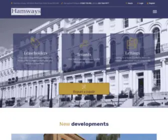 Hamways.com(Homepage) Screenshot