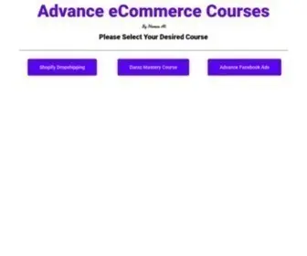 HamZads.com(Advance eCommerce Courses) Screenshot