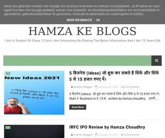 HamZakeblogs.xyz(Hamza ke Blogs) Screenshot