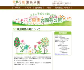 Hanahataengei.com(福岡市南区) Screenshot