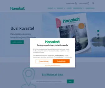 Hanakatverkkokauppa.fi(LVI-tarvikkeet, suunnittelu ja työnjohto rakentamiseen ja remontointiin) Screenshot