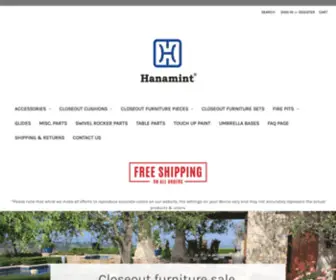 Hanamintstore.com(Hanamint Store) Screenshot