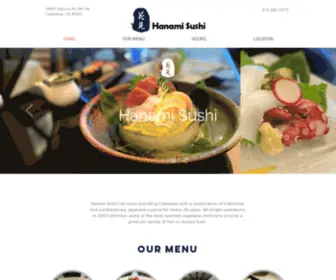 Hanamisushiusa.com(Hanami Sushi) Screenshot