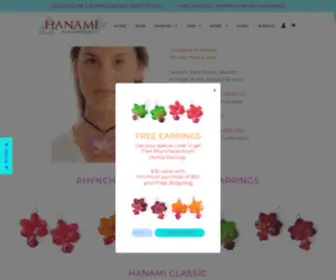 Hanamiusa.com(Hanami Real Flower Jewelry) Screenshot