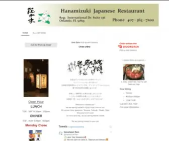 Hanamizuki.us(Hanamizuki Japanese Restaurant in Orlando) Screenshot