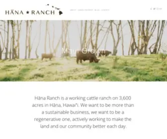 Hanaranch.com(Hana Ranch) Screenshot