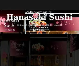 Hanasakisushi.se(Hanasaki Sushi) Screenshot