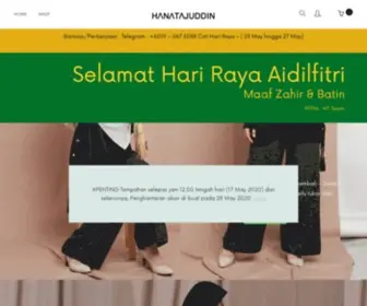 Hanatajuddin.com.my(Fashion Muslimah) Screenshot