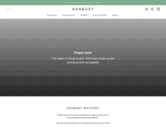 Hanburywatches.com(Order your unique timepiece) Screenshot