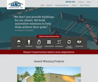 Hanceconstruction.com(Hance Construction) Screenshot