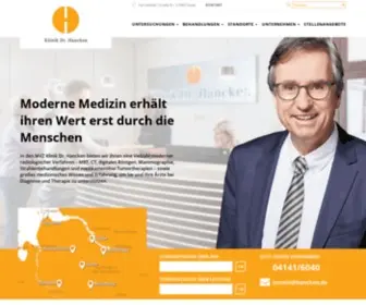 Hancken.de(Klinik Dr) Screenshot