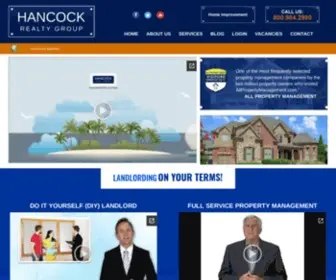 Hancockrealtygroup.com(Property Management Boston) Screenshot