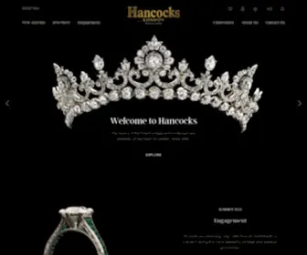 Hancocks-London.com(London jewelers) Screenshot