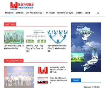 Hancorp.com.vn(Tổng Công Ty Xây Dựng Hà Nội) Screenshot