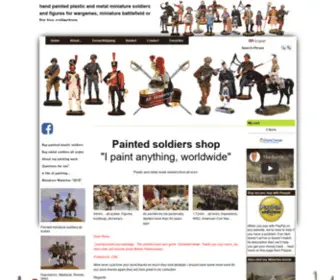 Hand-Painted-Soldiers.com(Painted soldiers) Screenshot
