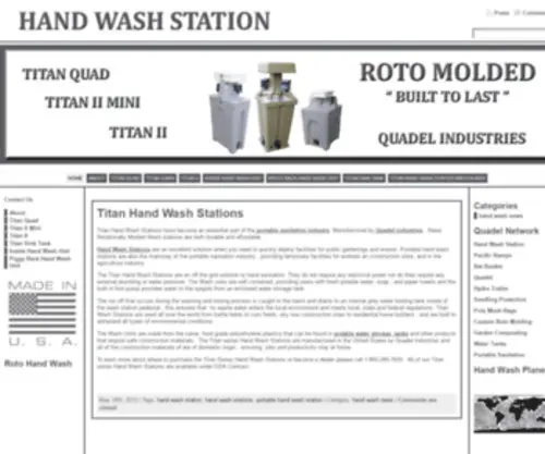 Hand-Wash-Station.com(Hand wash stations) Screenshot