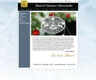 Handandhammer.com(Hand & Hammer Silversmiths) Screenshot