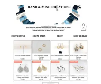 Handandmindcreations.com(START SHOPPING) Screenshot