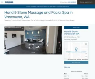 Handandstonecamas.com(Vancouver, WA Massage Therapist) Screenshot