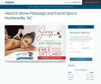 Handandstonehuntersville.com(Massage Therapist) Screenshot