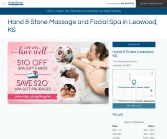 Handandstoneleawood.com(Hand &amp; Stone Leawood) Screenshot