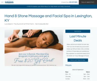 Handandstonelexingtonsummit.com(Massage & Facial Spa in Lexington KY) Screenshot