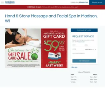 Handandstonemadison.com(Massage Therapist Madison) Screenshot