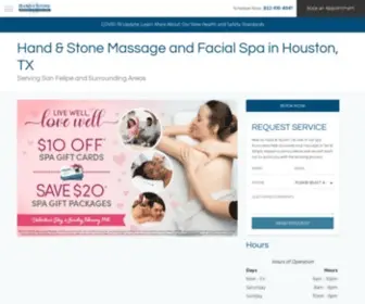 Handandstonesanfelipe.com(Houston, TX Massage Therapist) Screenshot