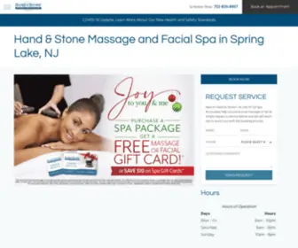 Handandstonespringlakeheights.com(Massage Therapist Serving Spring Lake) Screenshot