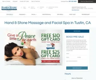 Handandstonetustin.com(Tustin, CA Massage Therapist) Screenshot