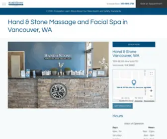 Handandstonevancouver.com(Massage Therapist) Screenshot