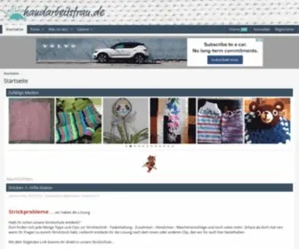 Handarbeitsfrau.de(Häkeln) Screenshot
