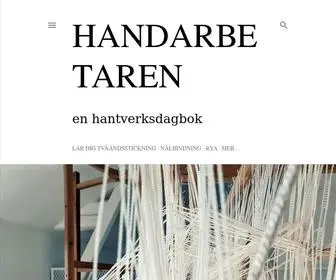 Handarbetaren.com(HANDARBETAREN) Screenshot