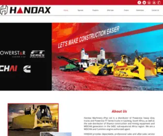 Handaxmachinery.com(Handax machinery) Screenshot