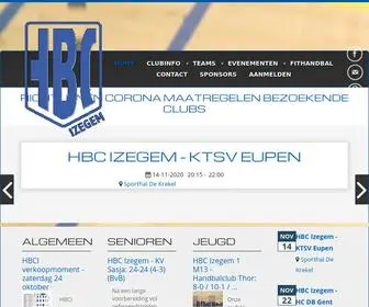 Handbal-Izegem.be(Handbal Izegem) Screenshot