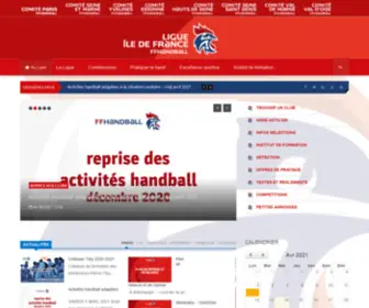 Handball-IDF.com(Handball Ile) Screenshot