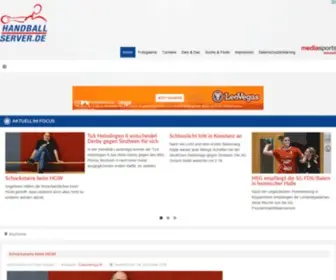 Handball-Server.com(Home) Screenshot