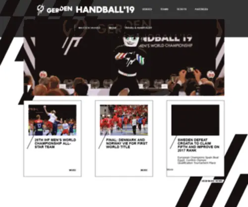 Handball19.com(Handball 19) Screenshot