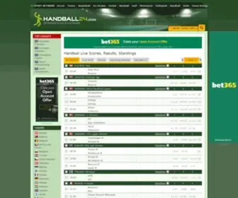 Handball24.com(Handball 24) Screenshot