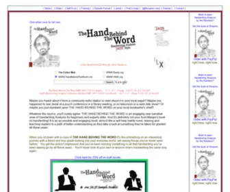 Handbehindtheword.com(Handwriting Analysis Book) Screenshot