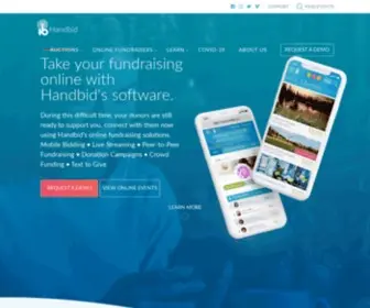 Handbid.com(Auction Software from Handbid) Screenshot
