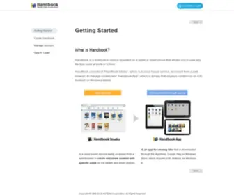 Handbookapp.net(Getting Started) Screenshot