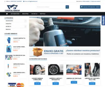 Handcar.es(Productos de limpieza profesionales para coches) Screenshot