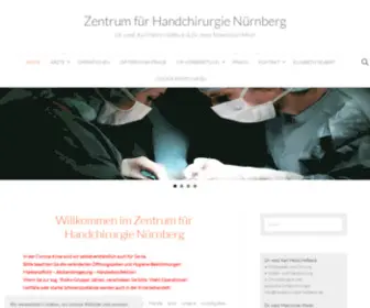 Handchirurgie-Hofbeck.de(Hier stellen sich die Ärzte) Screenshot