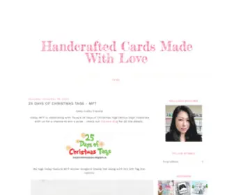 Handcraftedcardsmadewithlove.com(Handcrafted Cards Made With Love) Screenshot