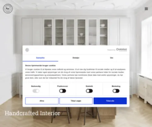 Handcraftedinterior.com(Velkommen til Handcrafted Interiors univers) Screenshot